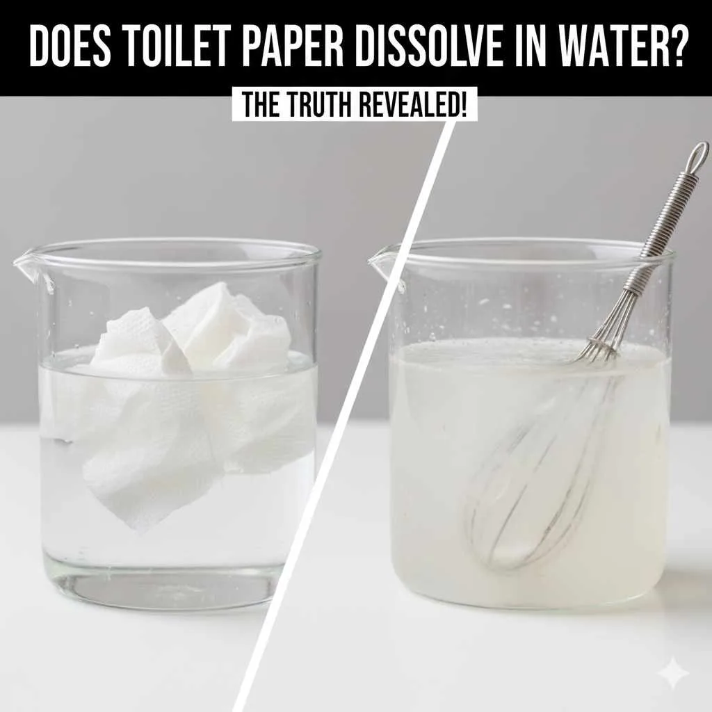 Does Toilet Paper Dissolve in Water?