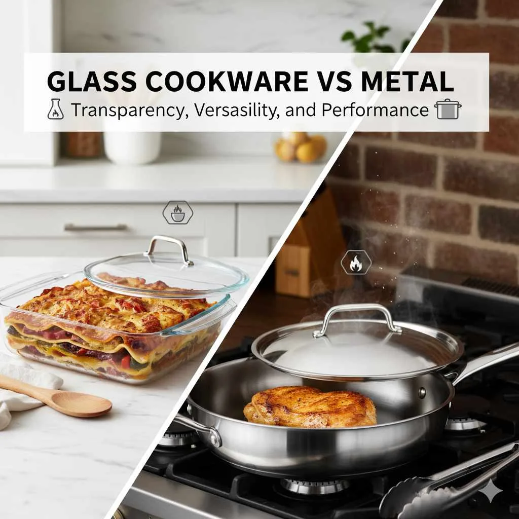 Glass Cookware vs Metal