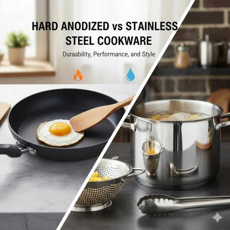 Hard Anodized vs Stainless Steel Cookware