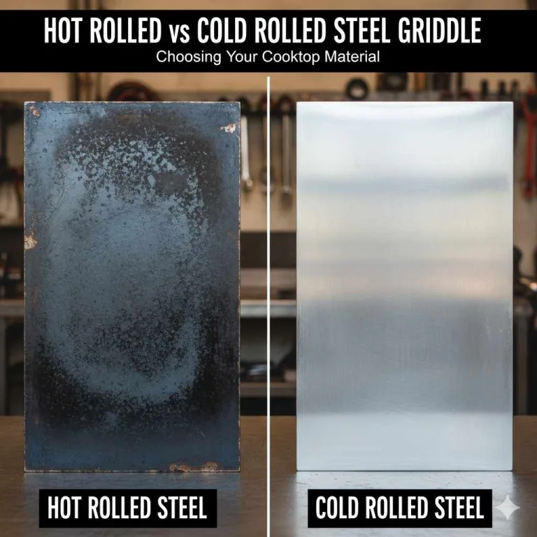 Hot Rolled vs Cold Rolled Steel Griddle