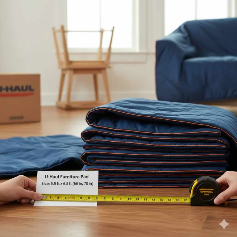 How Big Are U-Haul Furniture Pads