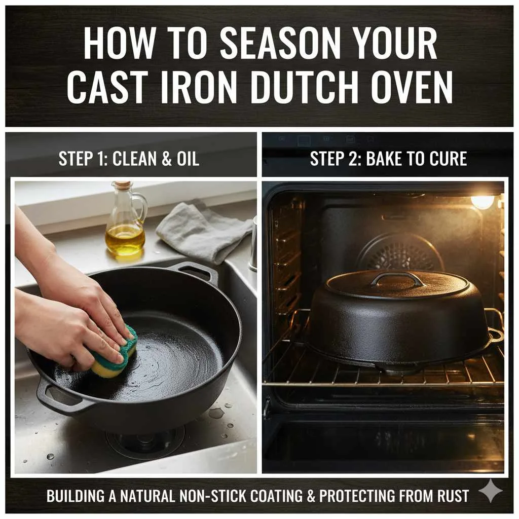 How Do You Season A Dutch Oven: Essential Tips