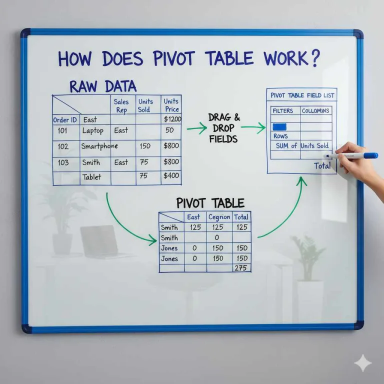 How Does Pivot Table Work