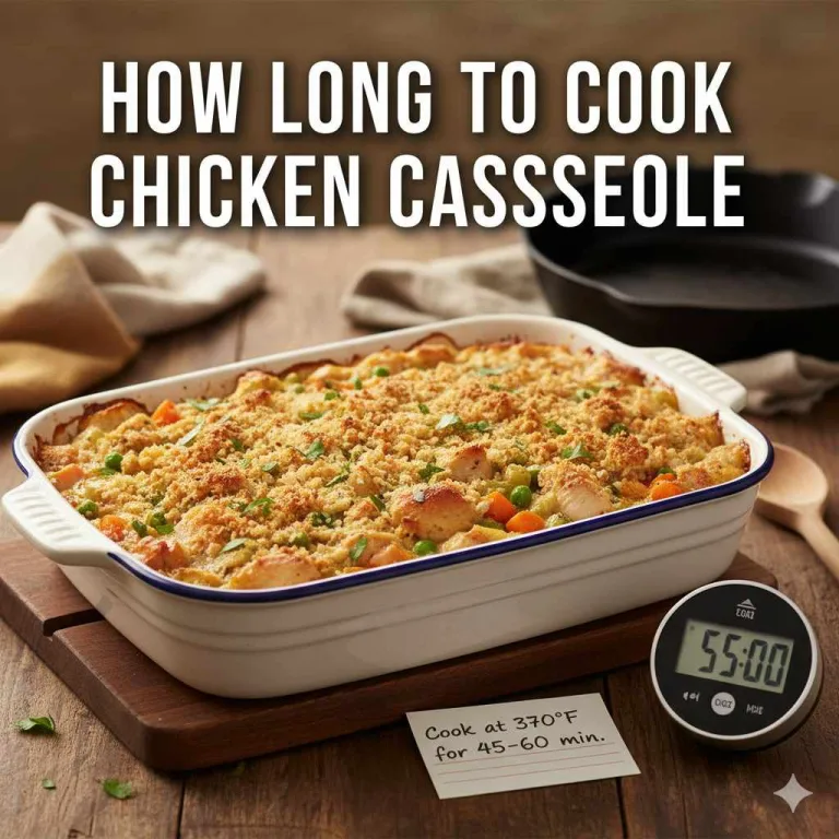 How Long to Cook Chicken Casserole