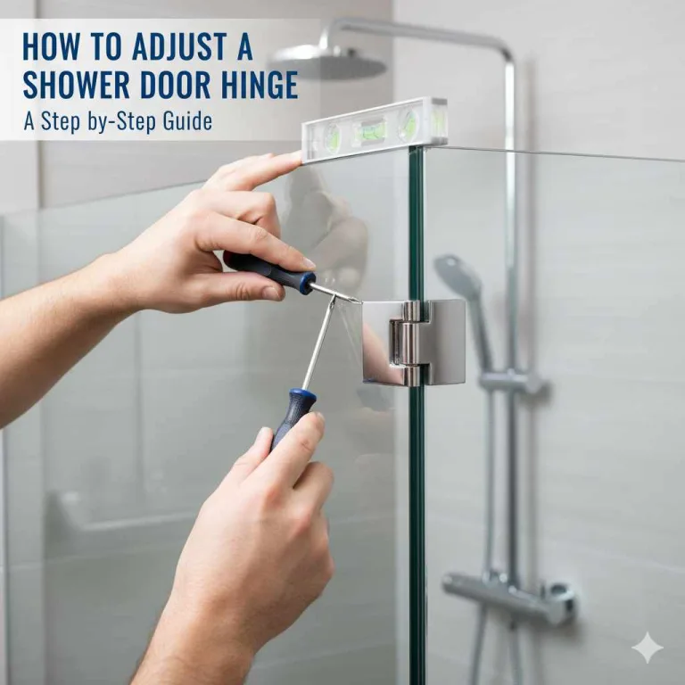 How To Adjust A Shower Door Hinge