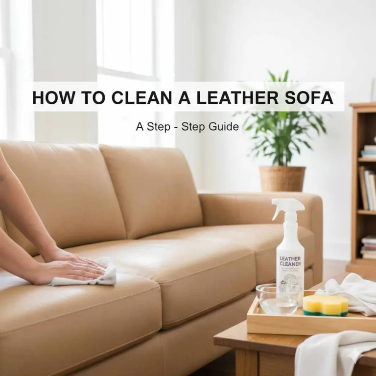How To Clean A Leather Sofa