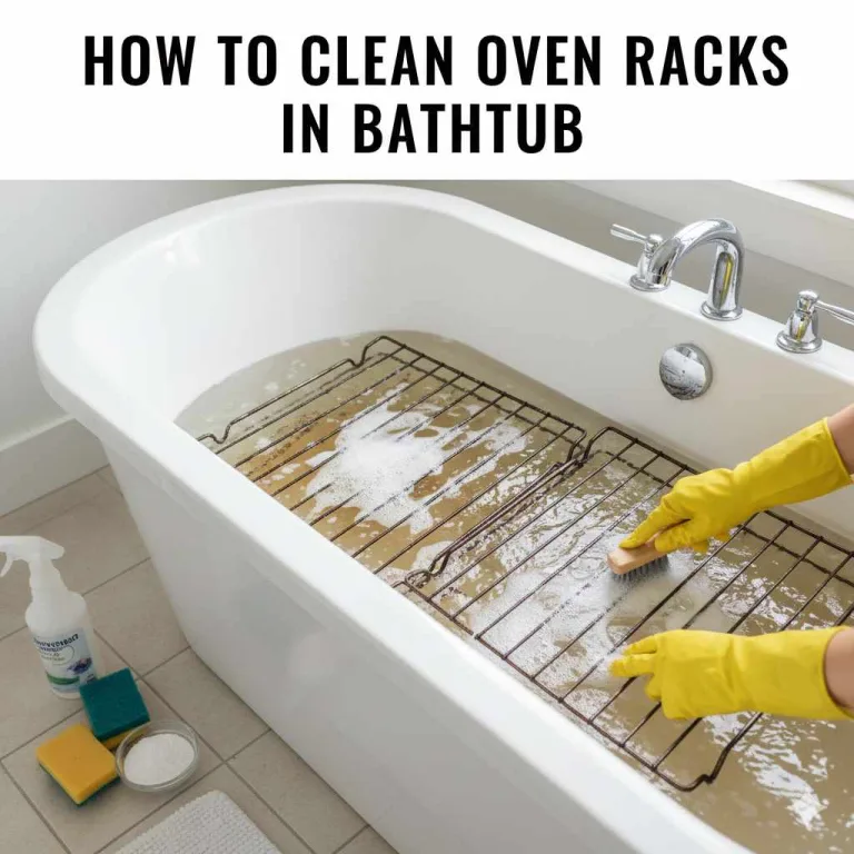 How To Clean Oven Racks In Bathtub