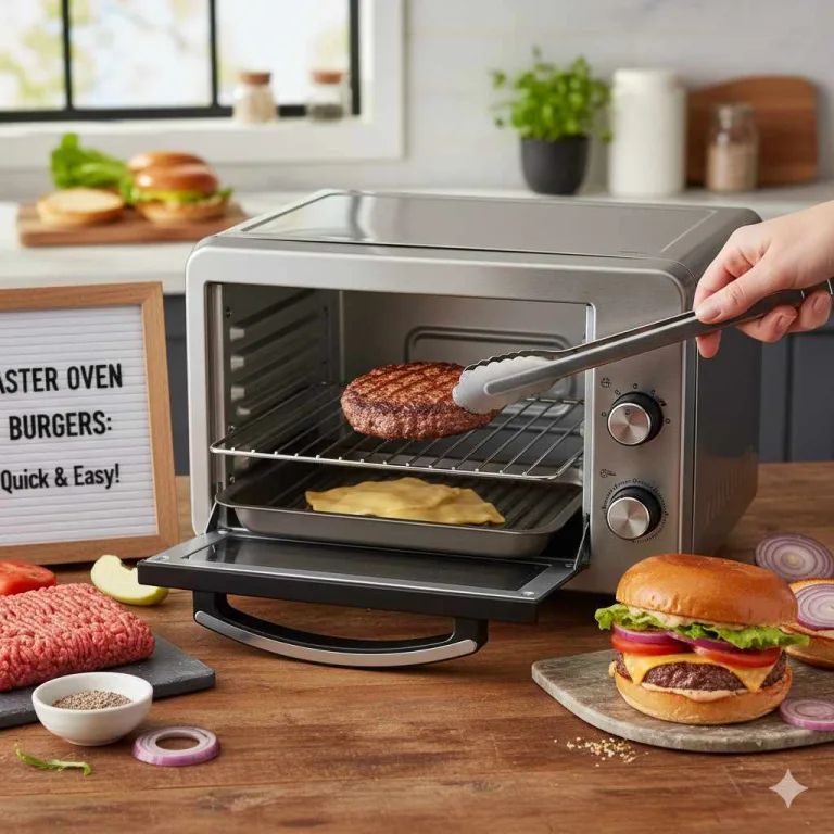 How To Cook Burgers In A Toaster Oven