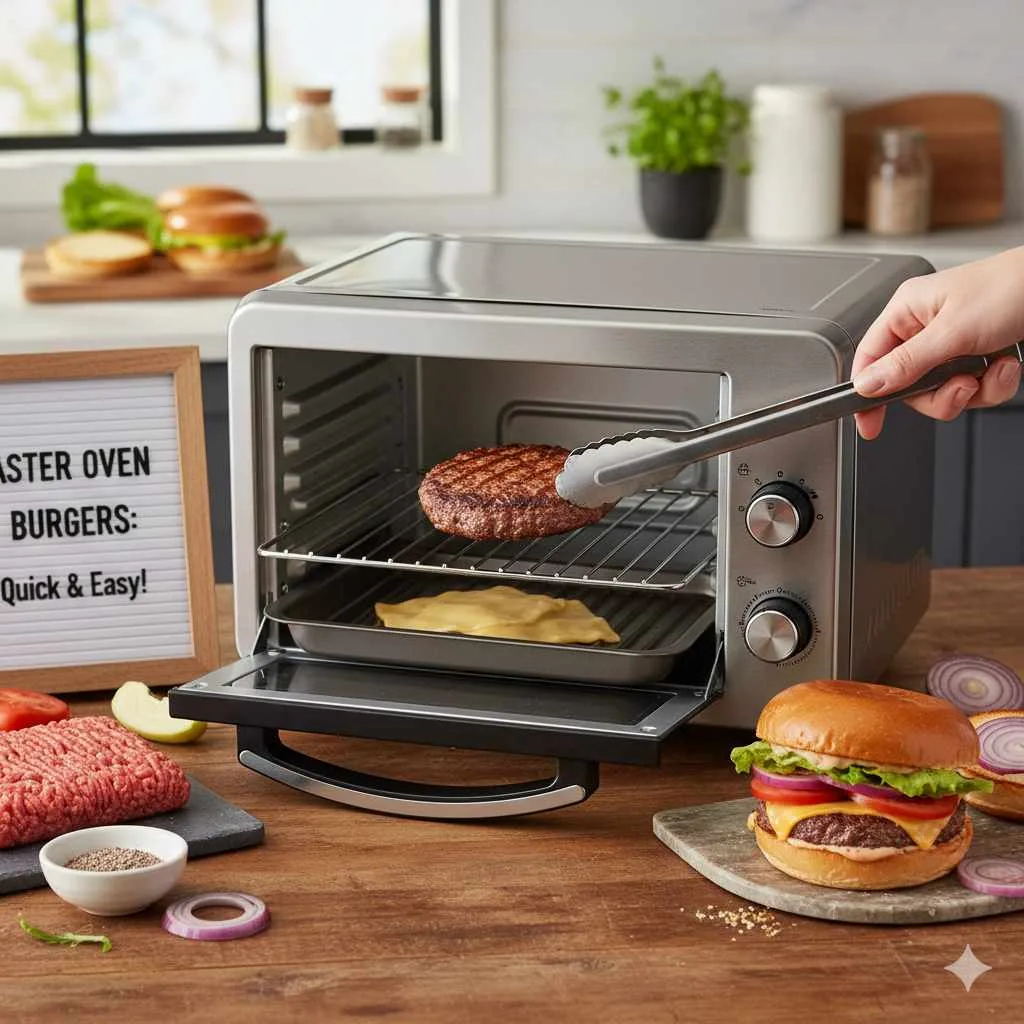 How To Cook Burgers In A Toaster Oven: Genius, Effortless Guide