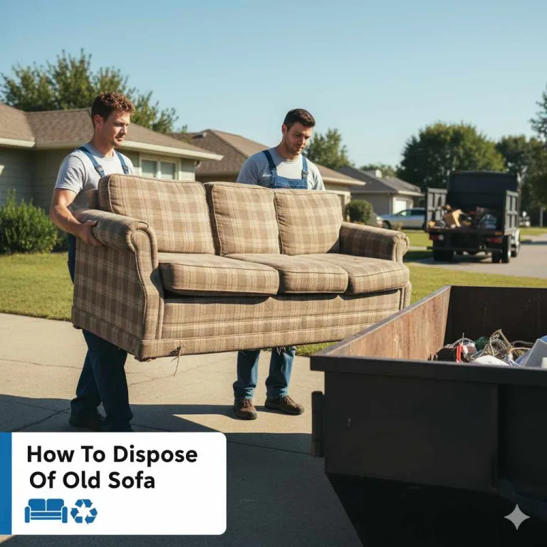 How To Dispose Of Old Sofa