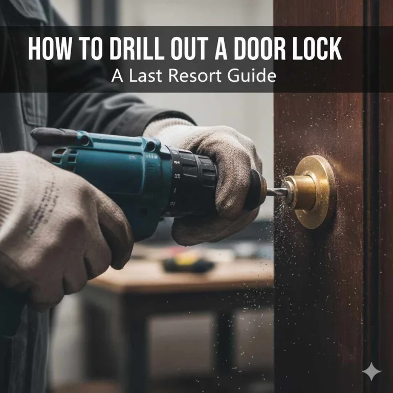 How To Drill Out A Door Lock
