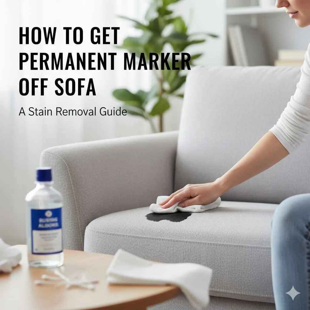 How To Get Permanent Marker Off Sofa: Effortless Solution!