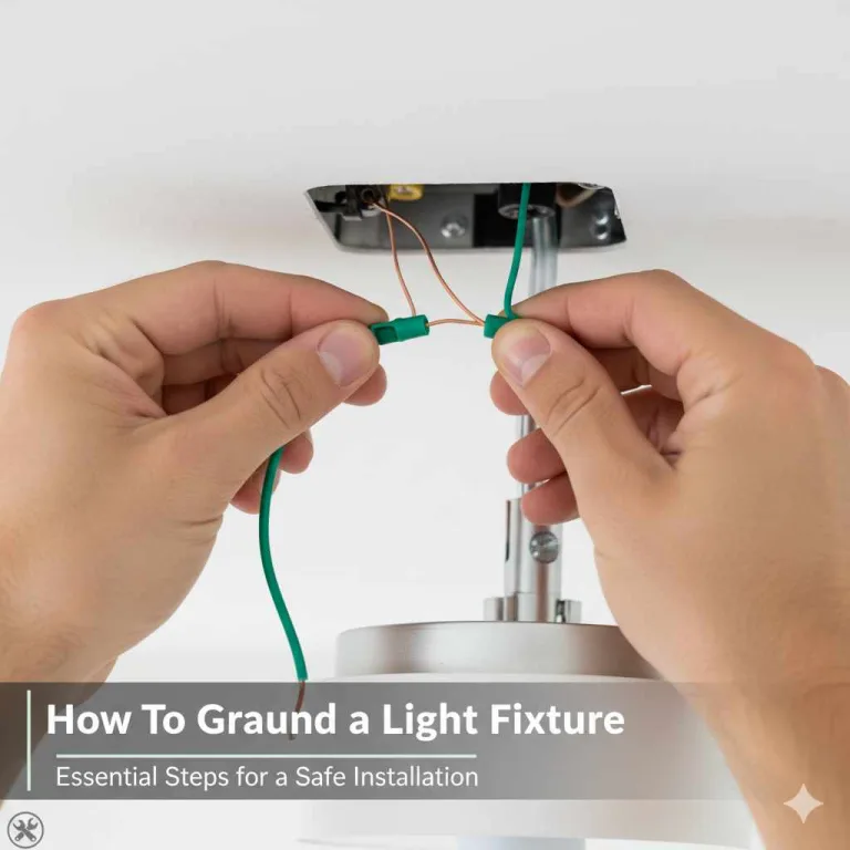 How To Ground a Light Fixture
