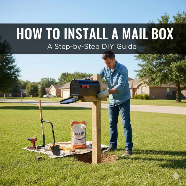 How To Install A Mail Box
