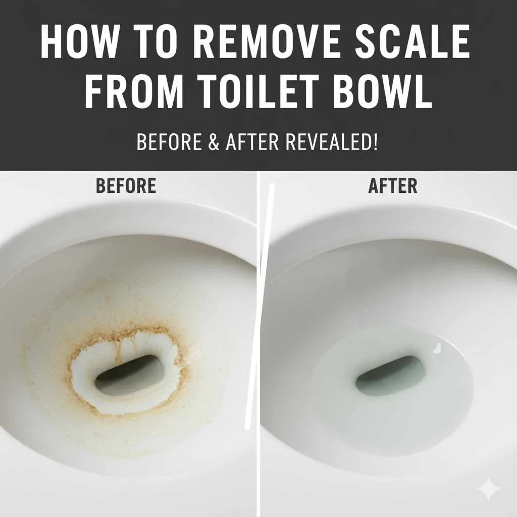 How To Remove Scale From Toilet Bowl