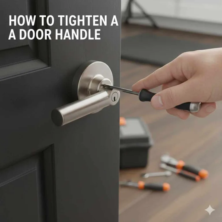 How To Tighten A Door Handle