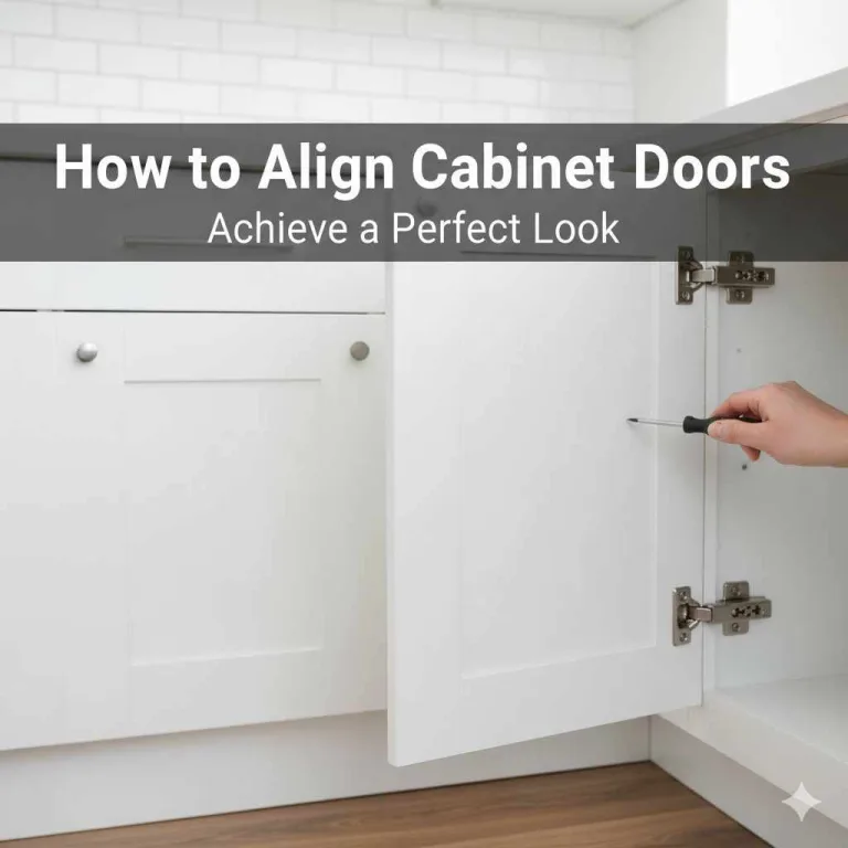 How to Align Cabinet Doors