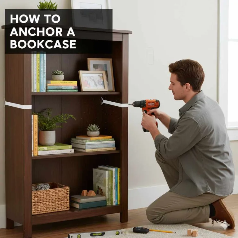 How to Anchor a Bookcase