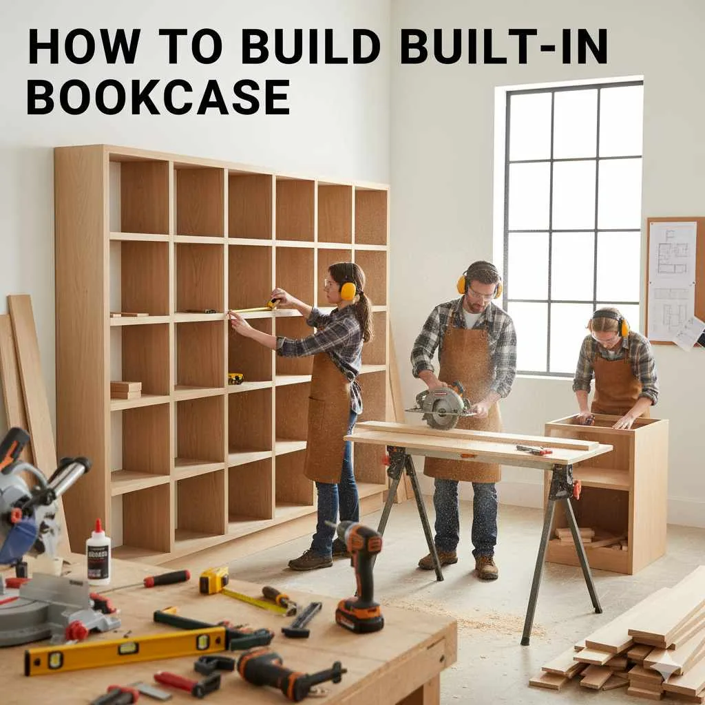 How to Build a Built-In Bookcase