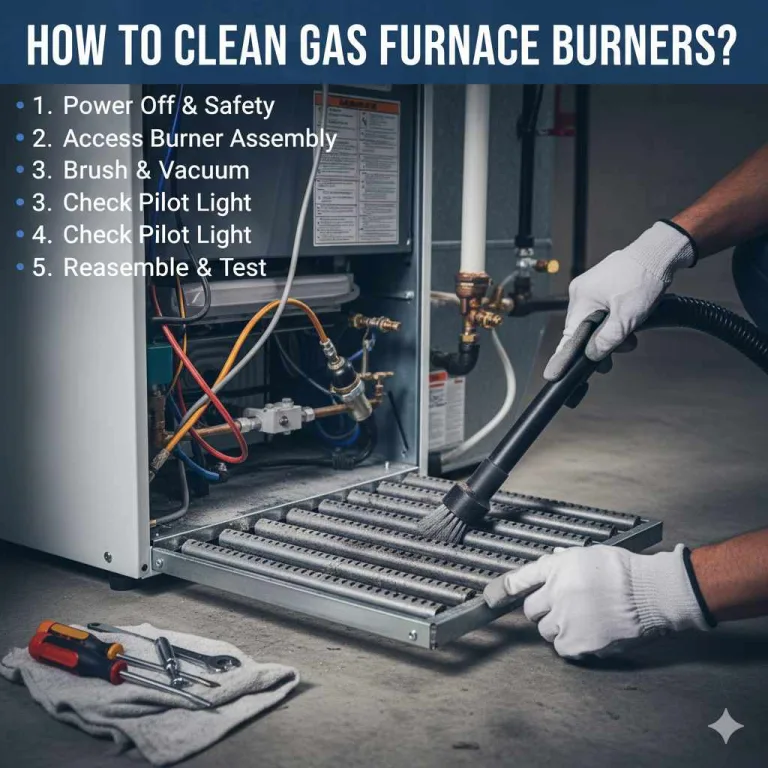 How to Clean Gas Furnace Burners