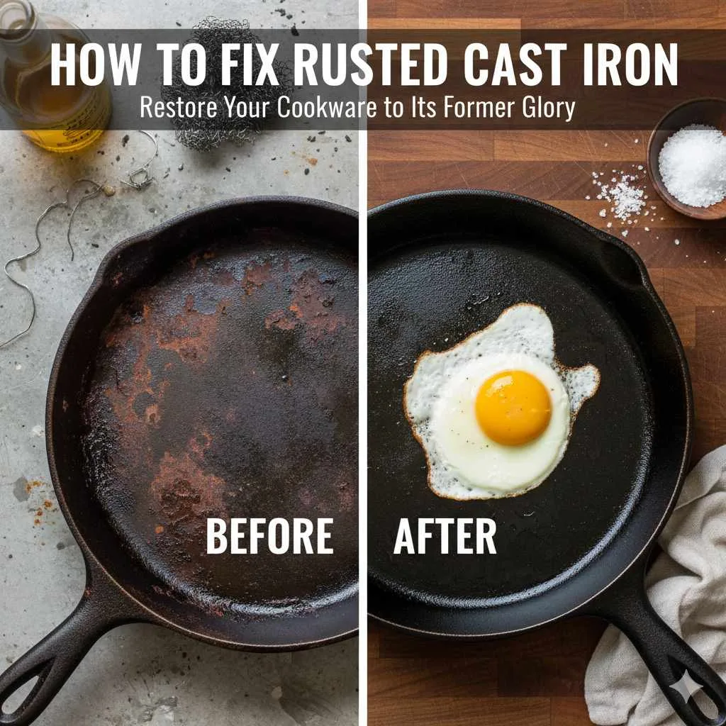 How to Fix Rusted Cast Iron