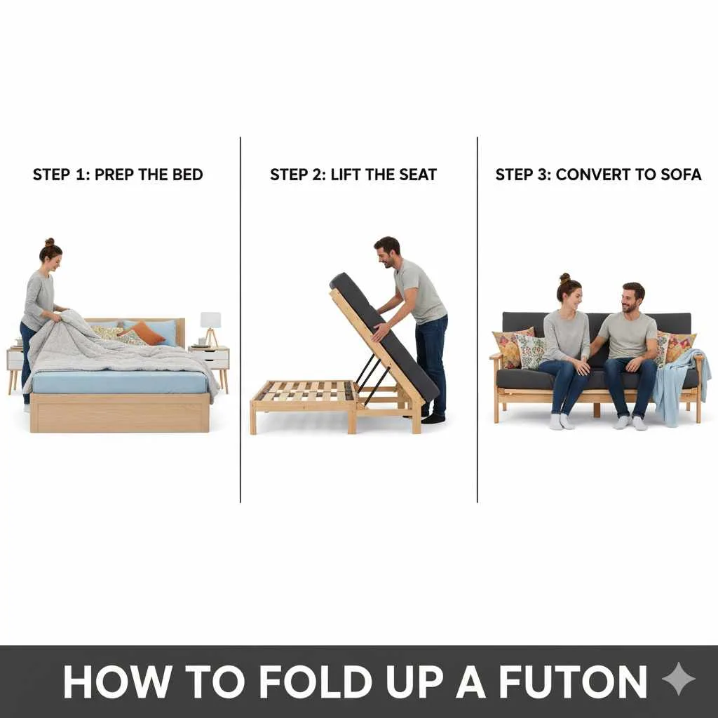 How to Fold Up Futon