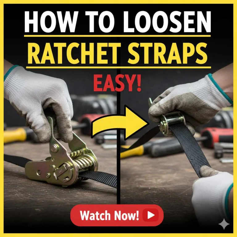 How to Loosen Ratchet Straps YouTube