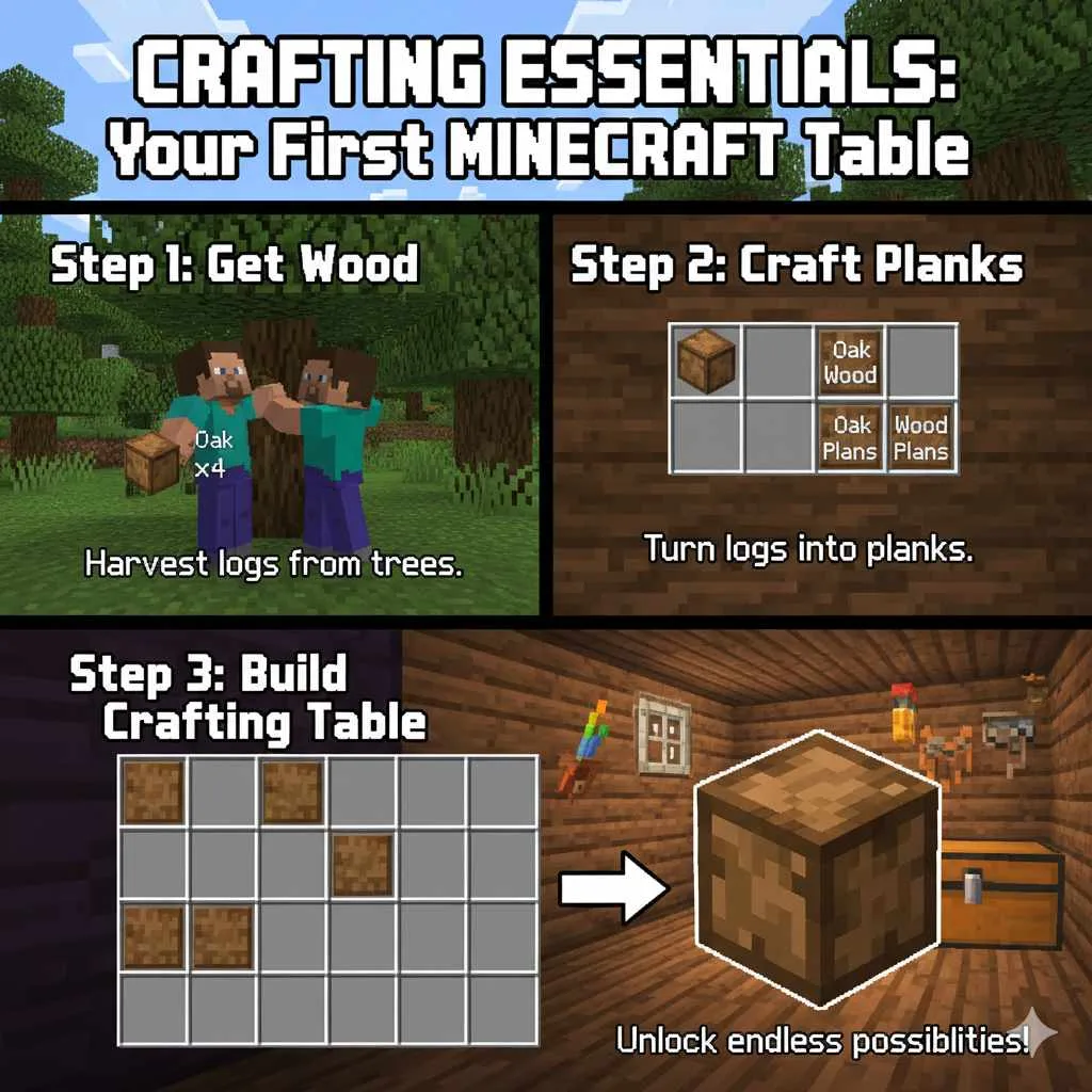 How to Make a Crafting Table
