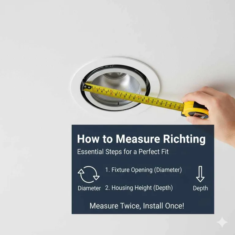 How to Measure Recessed Lighting