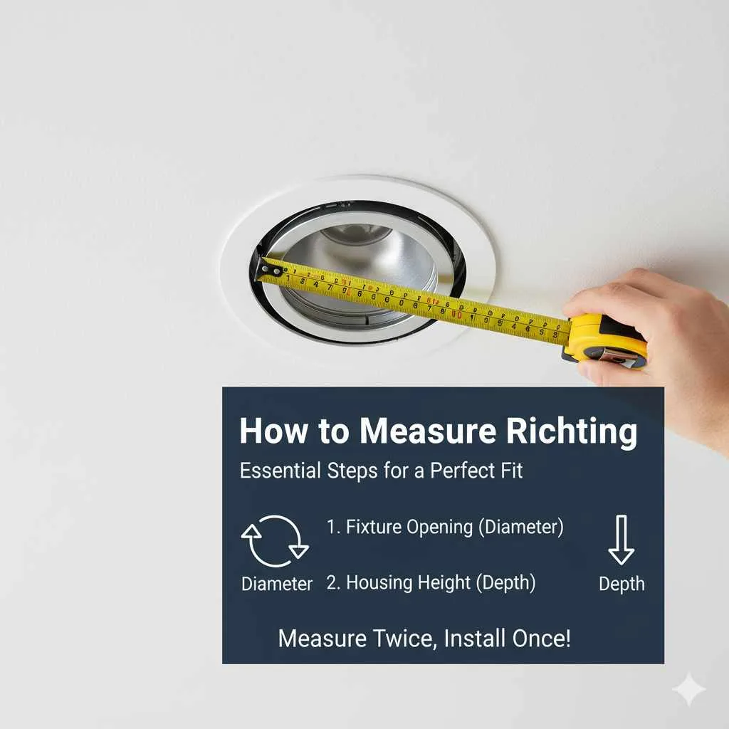 How to Measure Recessed Lighting