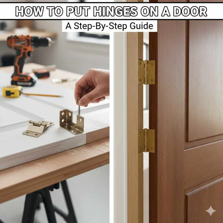 How to Put Hinges on a Door