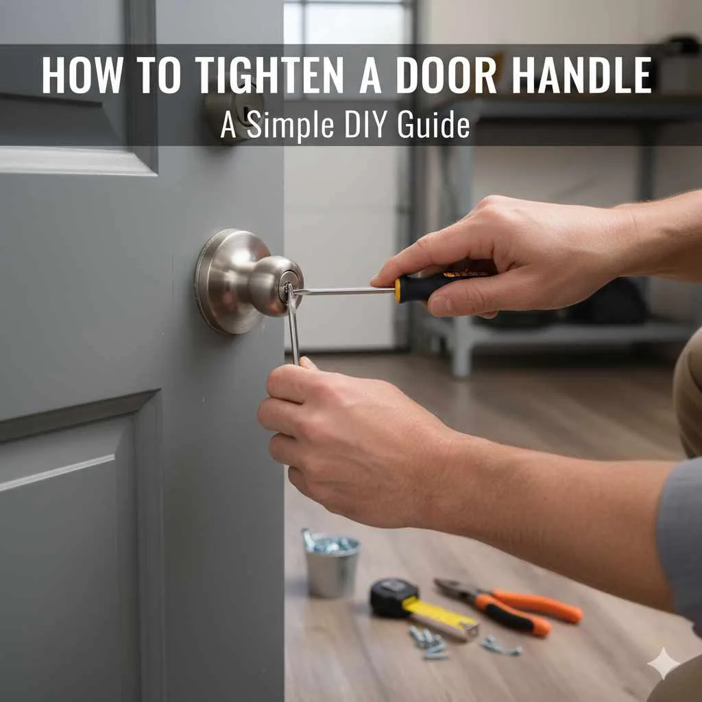 How to Tighten a Door Handle