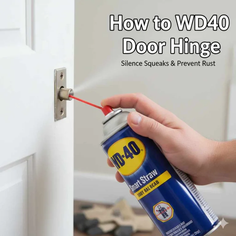 How to WD40 Door Hinge