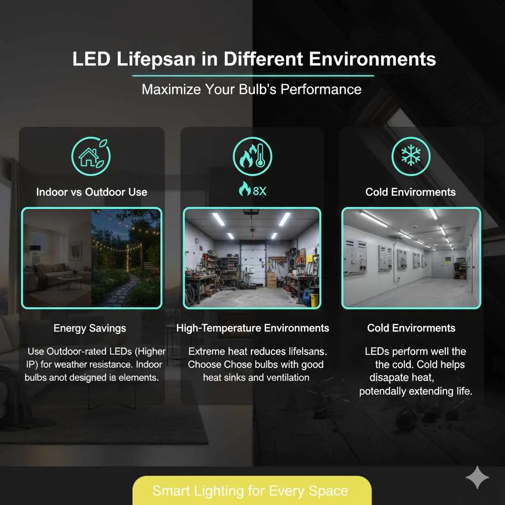 LED Lifespan in Different Environments