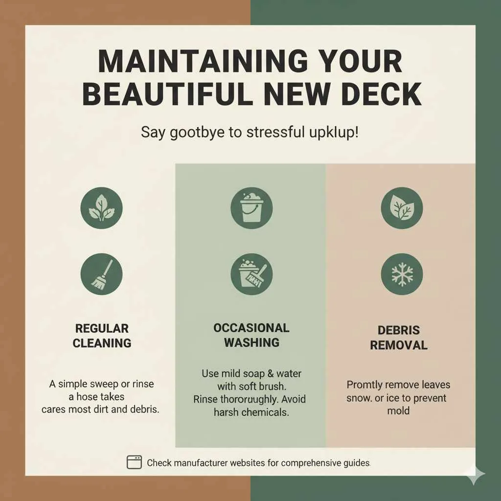 Maintaining Your Beautiful New Deck