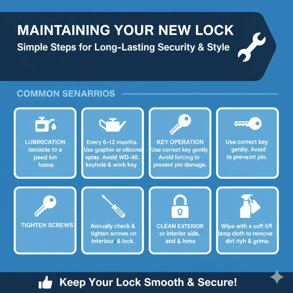 Maintaining Your New Lock