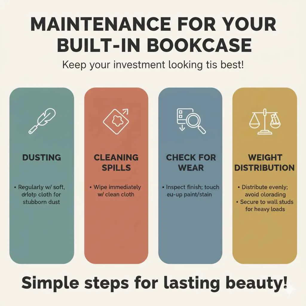 Maintenance for Your Built-In Bookcase