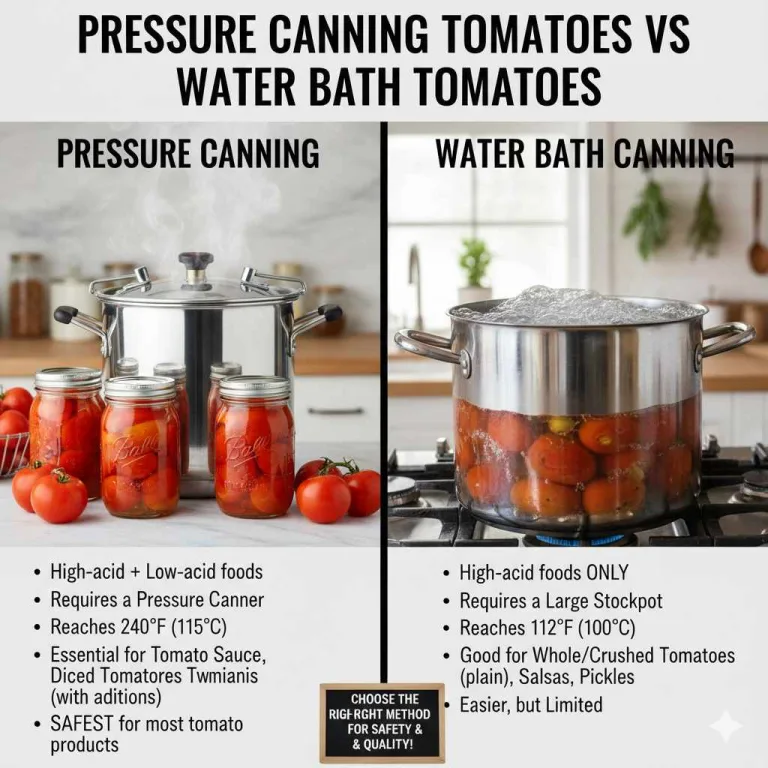 Pressure Canning Tomatoes Vs Water Bath