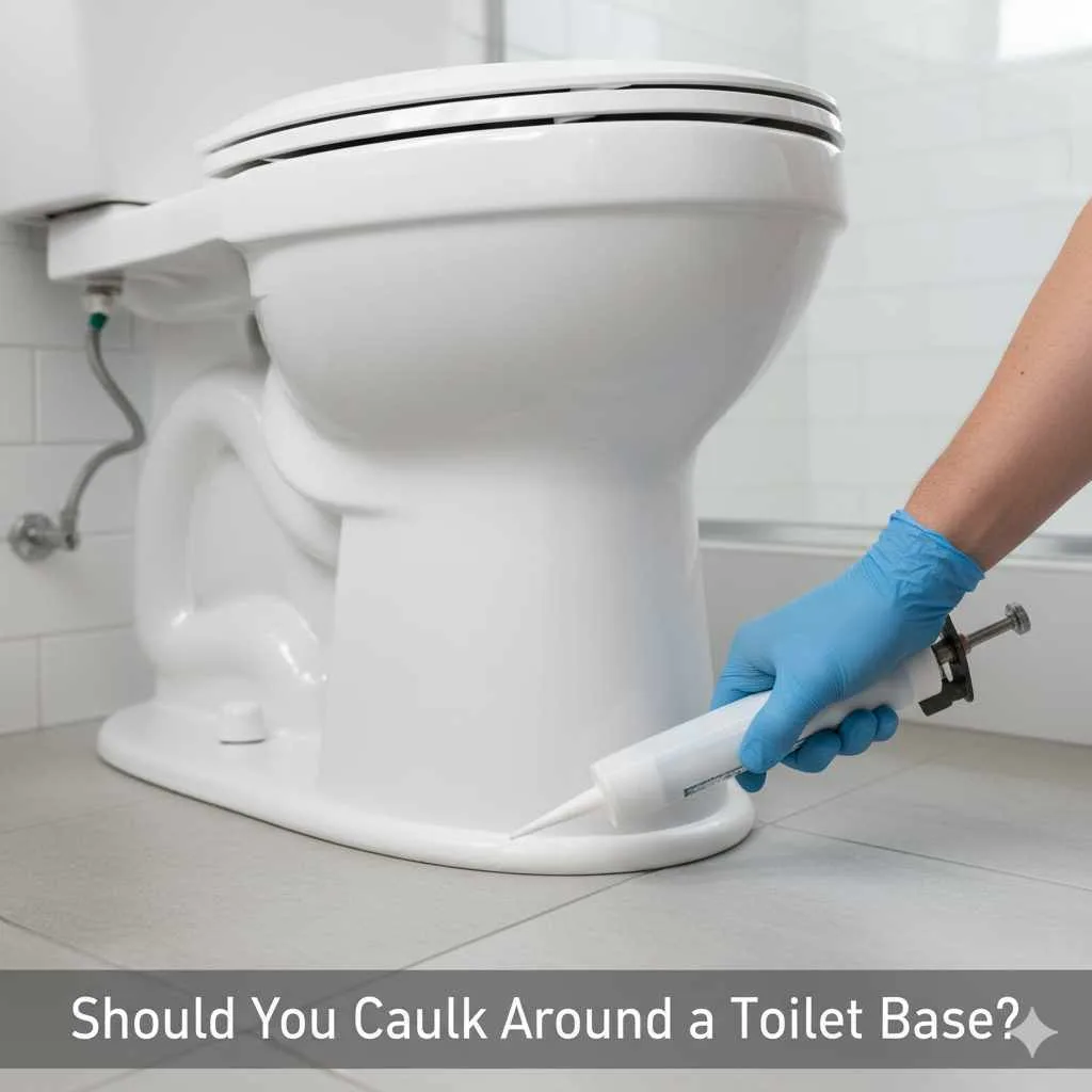Should You Caulk Around a Toilet Base?