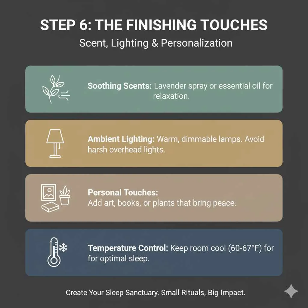 Step 6: The Finishing Touches – Scent, Lighting, and Personalization