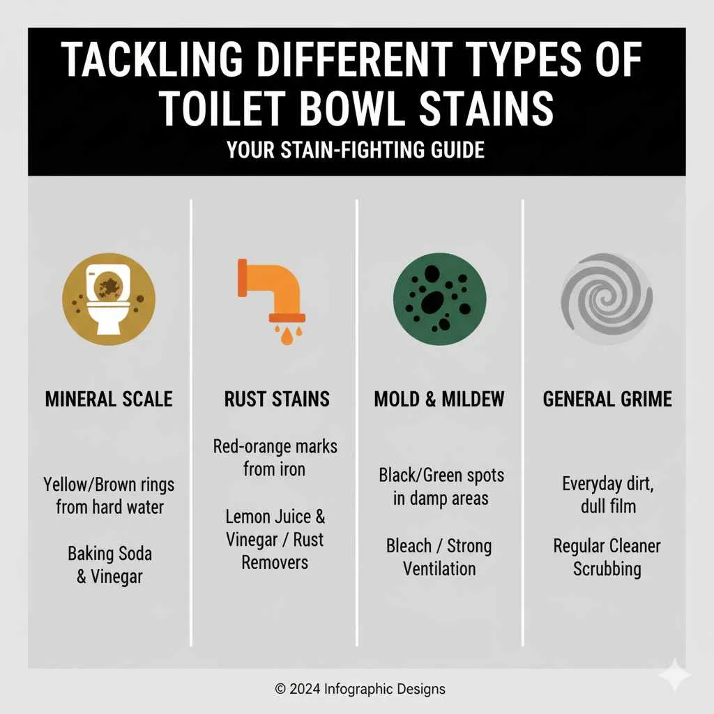 Tackling Different Types of Toilet Bowl Stains