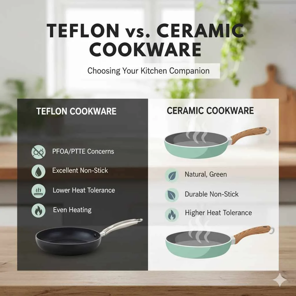 Teflon vs. Ceramic Cookware