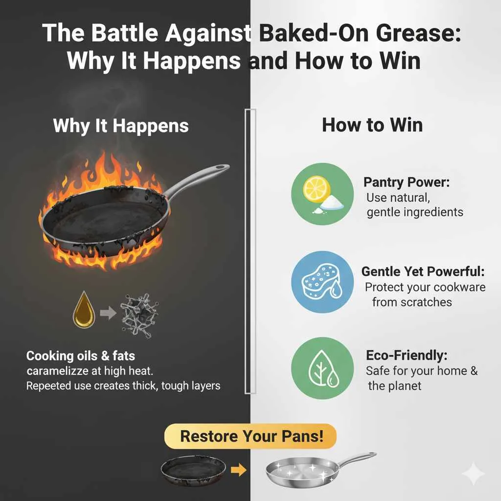 The Battle Against Baked-On Grease: Why It Happens and How to Win