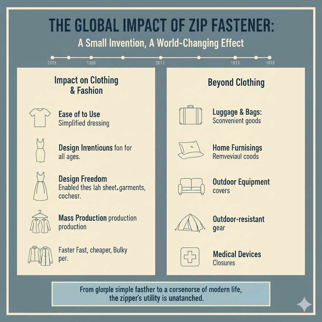 The Global Impact of the Zip Fastener