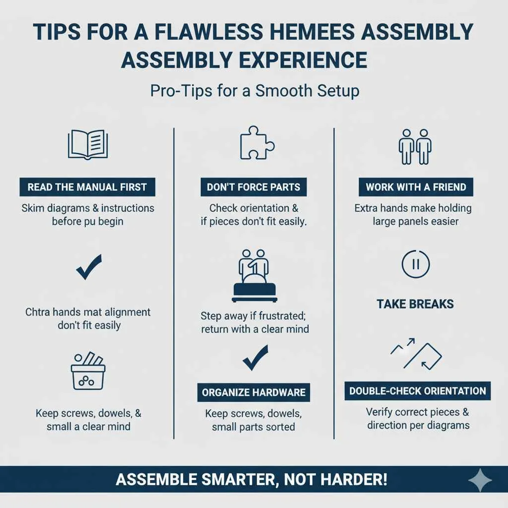 Tips for a Flawless HEMNES Assembly Experience