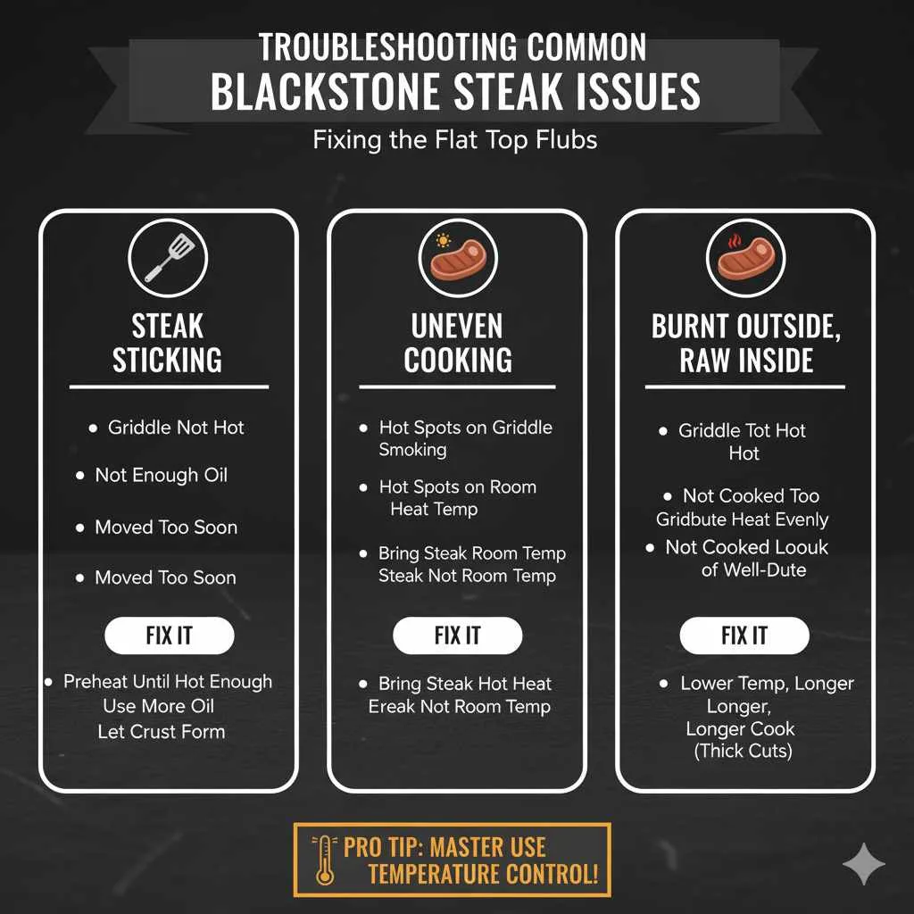Troubleshooting Common Blackstone Steak Issues