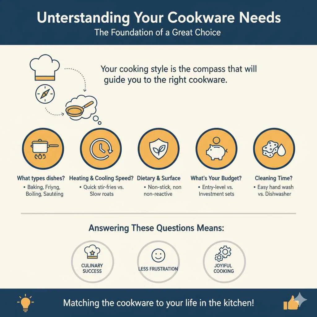 Understanding Your Cookware Needs: The Foundation of a Great Choice