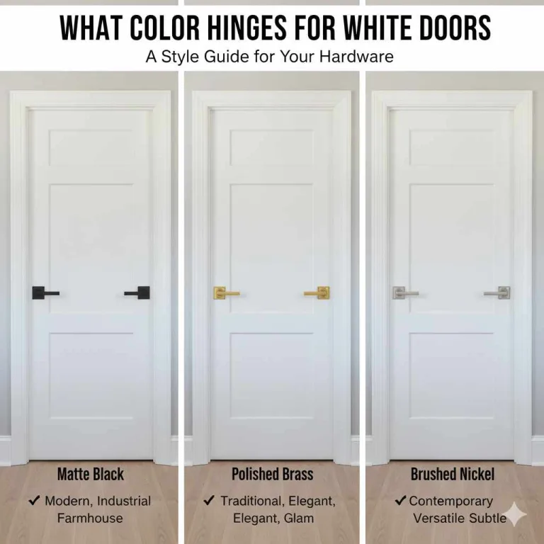 What Color Hinges For White Doors