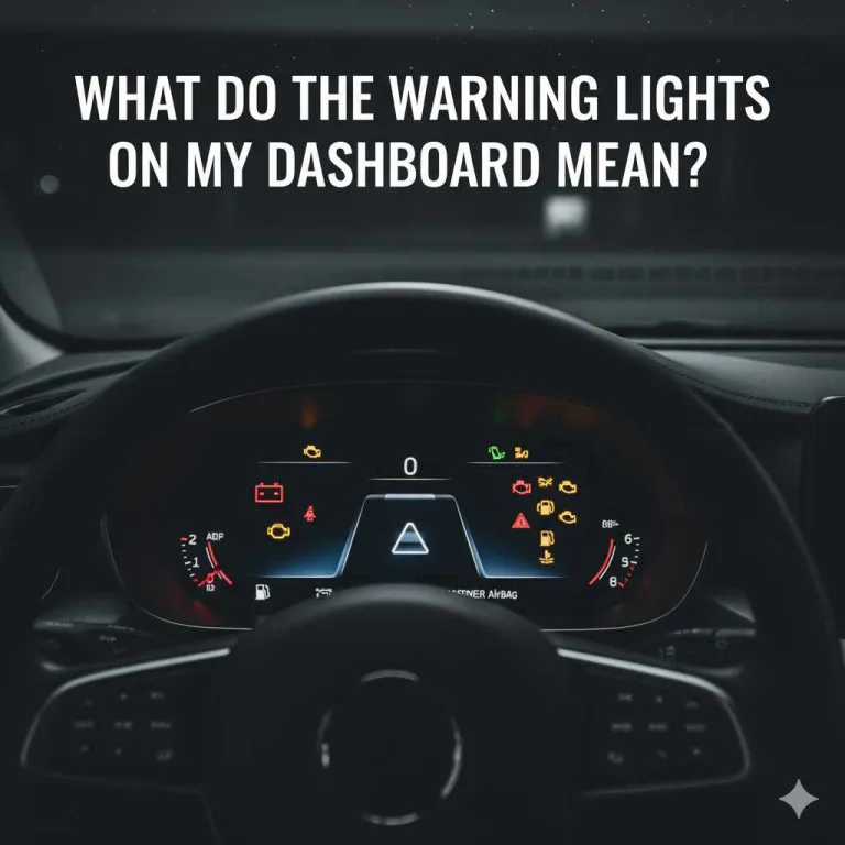 What Do The Warning Lights On My Dashboard Mean?