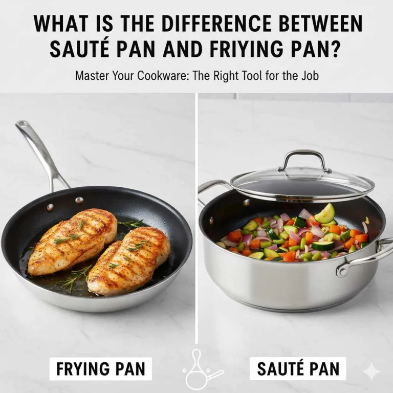What Is The Difference Between Saute Pan And Frying Pan